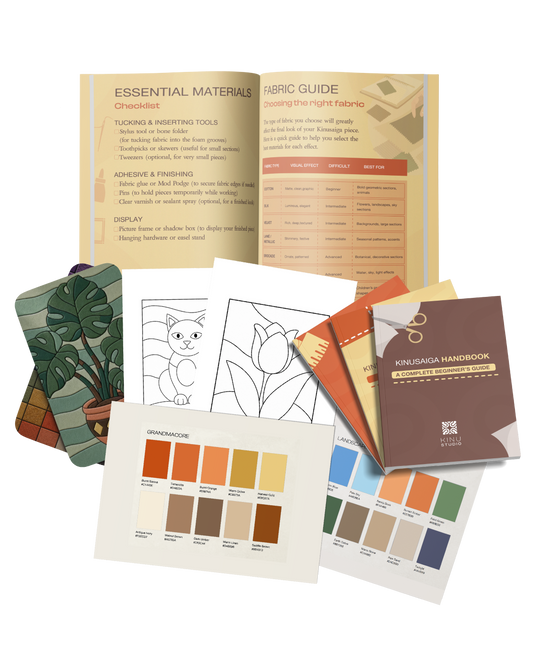 Kinusaiga Maker’s Collection  Everything You Need to Plan, Create & Frame Beautiful Fabric Art